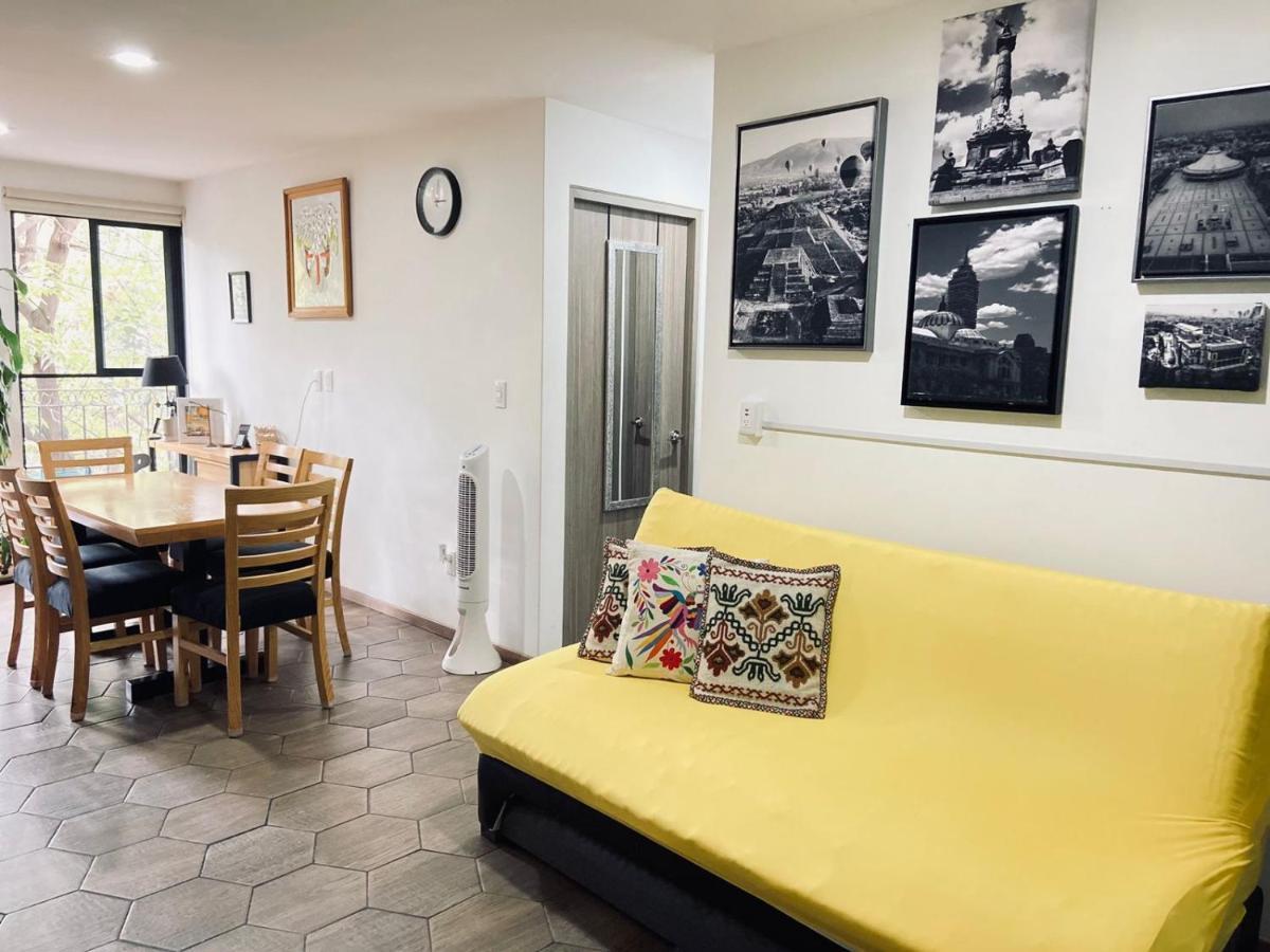 Apartment With Terrace Down Town Мехико Экстерьер фото